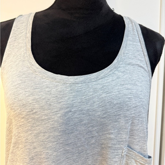 Lululemon Yogi Racer Back Tank Top Grey - Picture 5 of 9